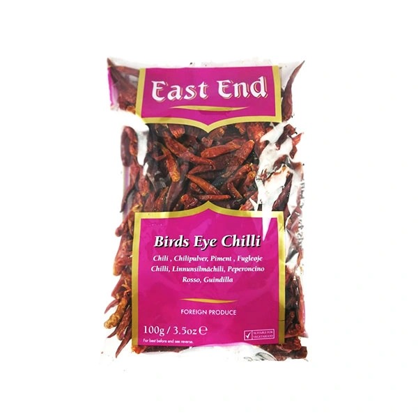 East End Birds Eye Chili 100g