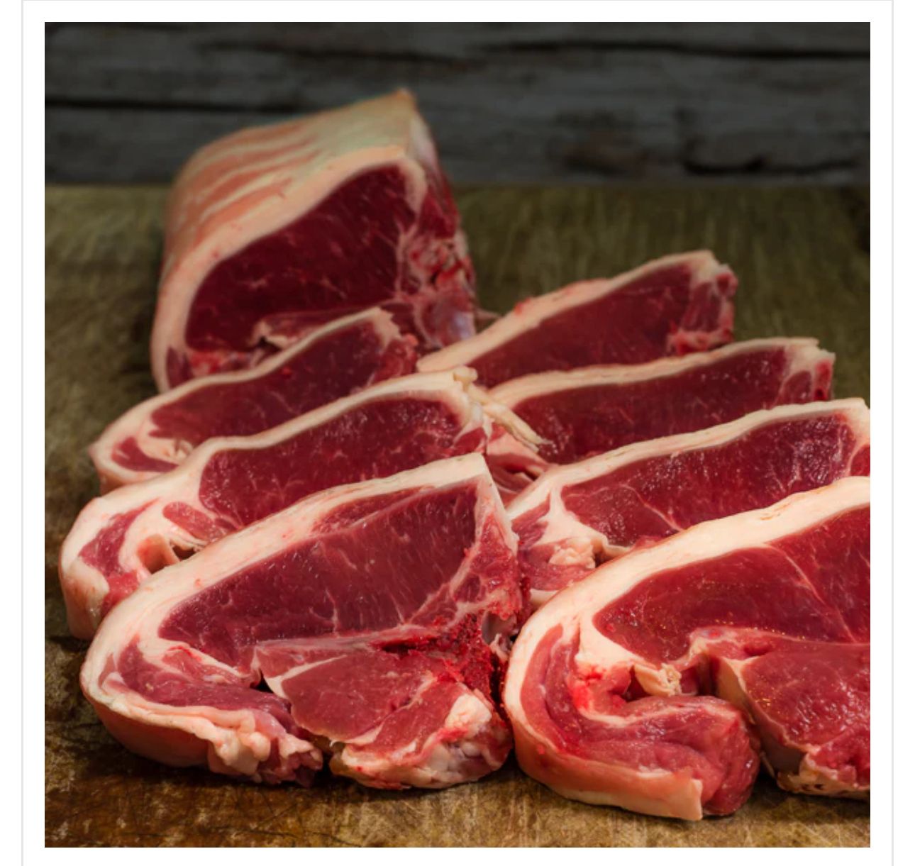 Lamb Back Chops £14.99 per kg